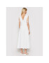 Tory Burch Лятна рокля Smocked 81578 Бял Regular Fit - Pepit.bg