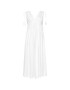 Tory Burch Лятна рокля Smocked 81578 Бял Regular Fit - Pepit.bg