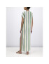 Tory Burch Лятна рокля Striped Caftan 57114 Зелен Regular Fit - Pepit.bg