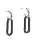Tory Burch Обици Roxanne Link Earring Antique 141789 Черен - Pepit.bg
