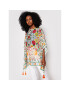 Tory Burch Плажна рокля Printed Beach 75243 Бял Regular Fit - Pepit.bg