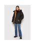 Tory Burch Пухено яке Hooded Down 83635 Черен Oversize - Pepit.bg