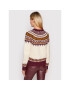 Tory Burch Пуловер Fair Isle 84420 Бежов Regular Fit - Pepit.bg