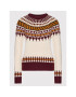 Tory Burch Пуловер Fair Isle 84420 Бежов Regular Fit - Pepit.bg