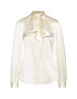 Tory Burch Риза Satin Bow Blouse 81007 Бежов Regular Fit - Pepit.bg