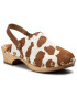 Tory Burch Сабо Blythe 50MM Studded Clog 56904 Бял - Pepit.bg