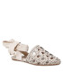 Tory Burch Сандали Basketweave Wrap Flat 85255 Бежов - Pepit.bg