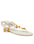 Tory Burch Сандали Capri Flat Lace Up Sandal 80044 Бежов - Pepit.bg