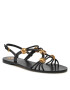 Tory Burch Сандали Capri Multi Scrap Sandal 88755 Черен - Pepit.bg