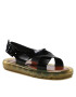 Tory Burch Сандали Criss Cross Bubble Jelly 87700 Черен - Pepit.bg