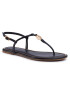 Tory Burch Сандали Emmy Flat Sandal 63407 Черен - Pepit.bg