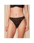 Triumph Бикини тип прашка Bright Spotlight High Leg string 10216476 Черен - Pepit.bg