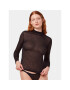 Triumph Блуза Signature Sheer Shirt 10216862 Черен Slim Fit - Pepit.bg