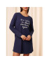 Triumph Нощница Nightdresses NDK 03 LSL X 10216556 Тъмносин - Pepit.bg