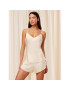 Triumph Пижама Silky Sensuality PSW X 10216532 Екрю Regular Fit - Pepit.bg