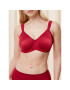 Triumph Сутиен с банели Essential Minimizer W X 10166830 Червен - Pepit.bg