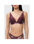 Triumph Сутиен с банели Lavish Spotlight 10213083 Бордо - Pepit.bg