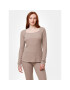 Triumph Тениска на пижама Thermal MyWear Top LSL 10216551 Бежов Regular Fit - Pepit.bg