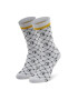 Trussardi Чорапи дълги дамски Crew Socks Monogram 59Z00321 Бял - Pepit.bg