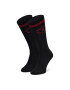 Trussardi Чорапи дълги мъжки Crew Socks Logo Round 57Z00259 Черен - Pepit.bg