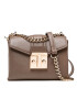 Trussardi Дамска чанта Tulip Flap Crossbody Sm 75B01092 Бежов - Pepit.bg