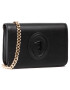 Trussardi Дамска чанта Clutch 1 Gusset 75B01076 Черен - Pepit.bg