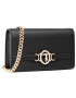 Trussardi Дамска чанта Pre Poppy Clutch Pubble 75B01125 Черен - Pepit.bg