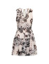 Trussardi Ежедневна рокля Fil Coupe Butterfly Print 56D00527 Кафяв Regular Fit - Pepit.bg