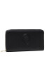 Trussardi Голям дамски портфейл Amber Zip Around Lg 75W00311 Черен - Pepit.bg