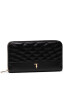 Trussardi Голям дамски портфейл Daisy Zip Around 75W00288 Черен - Pepit.bg