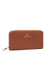 Trussardi Голям дамски портфейл Lily Zip Around 3 Pkt 75W00266 Кафяв - Pepit.bg