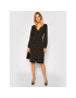 Trussardi Коктейлна рокля Tecno 56D00460 Черен Regular Fit - Pepit.bg