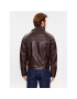 Trussardi Кожено яке 52S00933 Кафяв Regular Fit - Pepit.bg