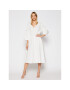 Trussardi Лятна рокля Popeline 56D00517 Бял Regular Fit - Pepit.bg