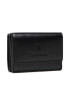 Trussardi Малък дамски портфейл Claire Continental 75W00298 Черен - Pepit.bg