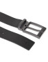 Trussardi Мъжки колан Belt Metal Logo Loop Nappa 71L00132 Черен - Pepit.bg