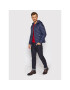Trussardi Пухено яке 1T001596 Тъмносин Regular Fit - Pepit.bg