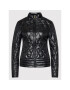 Trussardi Пухено яке 56S00760 Черен Regular Fit - Pepit.bg