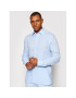 Trussardi Риза Yarn Dyed 52C00212 Син Close Fit - Pepit.bg