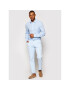 Trussardi Риза Yarn Dyed 52C00212 Син Close Fit - Pepit.bg