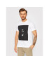 Trussardi Тишърт Greyhound Print 52T00513 Бял Regular Fit - Pepit.bg