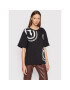 Trussardi Тишърт Logo Print 56T00413 Черен Oversize - Pepit.bg