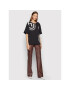 Trussardi Тишърт Logo Print 56T00413 Черен Oversize - Pepit.bg