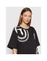 Trussardi Тишърт Logo Print 56T00413 Черен Oversize - Pepit.bg