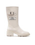 TWINSET Ботуши Biker 222ACP282 Бял - Pepit.bg