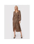 TWINSET Ежедневна рокля 222TP2702 Кафяв Regular Fit - Pepit.bg
