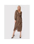 TWINSET Ежедневна рокля 222TP2702 Кафяв Regular Fit - Pepit.bg