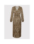 TWINSET Ежедневна рокля 222TP2702 Кафяв Regular Fit - Pepit.bg