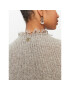 TWINSET Кардиган 232TT3231 Сив Loose Fit - Pepit.bg