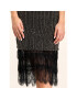 TWINSET Коктейлна рокля 192TP2461 Черен Regular Fit - Pepit.bg